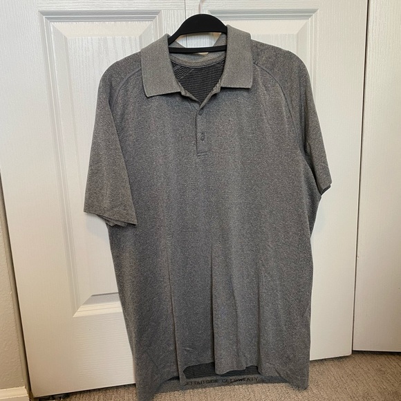 lululemon athletica Other - lululemon athletica Men's Short Sleeve Polo - Gray